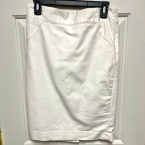 The limited white pencil skirt
